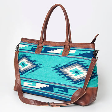 American Darling Tote Saddle Blanket Genuine Leather Western Women Bag Handbag Purse | Travel Bags Cute College Casual